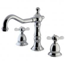 Kingston Brass KS1971BEX - 8 in. Widespread Bathroom Faucet, Polished Chrome