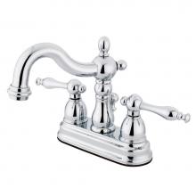 Kingston Brass KS1601NL - 4 in. Centerset Bathroom Faucet, Polished Chrome