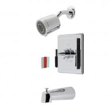 Kingston Brass KB4651CKL - Kaiser Single-Handle Tub and Shower Faucet, Polished Chrome