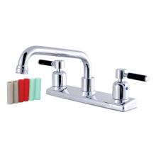 Kingston Brass FB2131DKL - Kaiser 8-Inch Centerset Kitchen Faucet, Polished Chrome