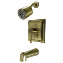 Kingston Brass KB4653DL - Kingston Brass KB4653DL Concord Single-Handle Tub and Shower Faucet, Antique Brass