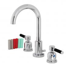 Kingston Brass FSC8921DKL - Fauceture Kaiser Widespread Bathroom Faucet, Polished Chrome