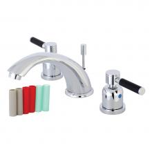 Kingston Brass KB8961DKL - 8 in. Widespread Bathroom Faucet, Polished Chrome