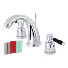 Kingston Brass KB8981DKL - 8 in. Widespread Bathroom Faucet, Polished Chrome