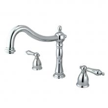 Kingston Brass KS1341AL - Heritage Roman Tub Faucet, Polished Chrome