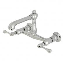 Kingston Brass KS7241BL - Wall Mount Bathroom Faucet, Polished Chrome