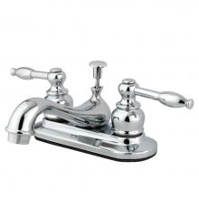Kingston Brass KB601KL - 4 in. Centerset Bathroom Faucet, Polished Chrome