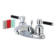 Kingston Brass FB8621DKL - 4 in. Centerset Bathroom Faucet, Polished Chrome