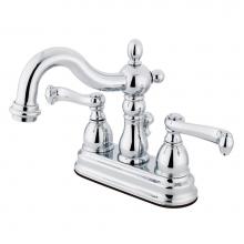 Kingston Brass KS1601FL - 4 in. Centerset Bathroom Faucet, Polished Chrome