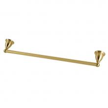 Kingston Brass BA1751BB - Kingston Brass BA1751BB Heritage 24'' Towel Bar, Brushed Brass