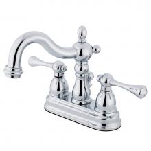 Kingston Brass KB1601BL - 4 in. Centerset Bathroom Faucet, Polished Chrome