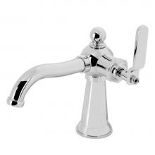 Kingston Brass KS3541KL - Knight Single-Handle Bathroom Faucet with Push Pop-Up, Polished Chrome