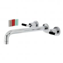 Kingston Brass KS8051CKL - Kaiser Wall Mount Tub Faucet, Polished Chrome