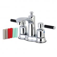 Kingston Brass FB7611DKL - 4 in. Centerset Bathroom Faucet, Polished Chrome