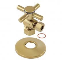 Kingston Brass CC43107DXK - Kingston Brass CC43107DXK 1/2'' FIP x 3/8'' OD Comp Quarter-Turn Angle Stop Va