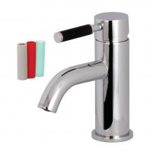 Kingston Brass LS8221DKL - Fauceture Kaiser Single-Handle Bathroom Faucet with Push Pop-Up, Polished Chrome