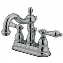 Kingston Brass KS1601AL - 4 in. Centerset Bathroom Faucet, Polished Chrome