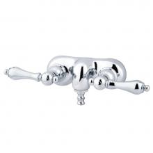 Kingston Brass CC42T1 - Vintage 3-3/8-Inch Wall Mount Tub Faucet, Polished Chrome