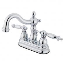 Kingston Brass KS1601TL - 4 in. Centerset Bathroom Faucet, Polished Chrome