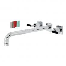 Kingston Brass KS6041CKL - Kaiser Wall Mount Tub Faucet, Polished Chrome