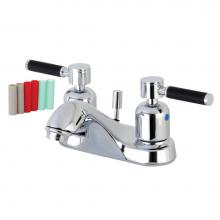 Kingston Brass FB5621DKL - 4 in. Centerset Bathroom Faucet, Polished Chrome