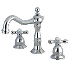 Kingston Brass KS1971AX - 8 in. Widespread Bathroom Faucet, Polished Chrome