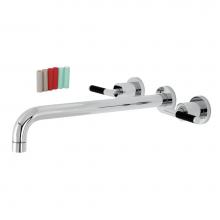 Kingston Brass KS8041CKL - Kaiser Wall Mount Tub Faucet, Polished Chrome