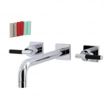 Kingston Brass KS6021CKL - Ksiser Wall Mount Tub Faucet, Polished Chrome