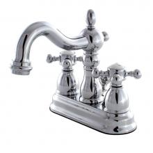 Kingston Brass KB1601BX - 4 in. Centerset Bathroom Faucet, Polished Chrome