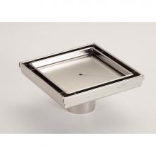 ACO ShowerDrain Canada Canada 37229 - All Stainless Pointdrain Brushed Stainless  (Body And Grate)