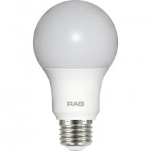 RAB Lighting A19-6-E26-927-DIM - LED BULB A19 6W 40EQ 450LM E26 CRI90 2700K DIM