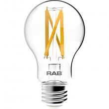 RAB Lighting A19-9-E26-930-F-C - FILAMENT A19 CLEAR 9W 60EQ 810LM E26 CRI90 3000K