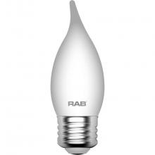 RAB Lighting BA11-3-E26-927-F-F - FILAMENT BA11 3.3W 40EQ 300LM E26 CRI90 2700K DIM FROSTED