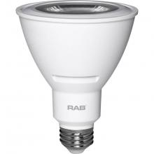 RAB Lighting PAR30L-11-840-40D-DIM - PAR30L 11W 75EQ 800LM E26 CRI80 4000K DIM 40DEG