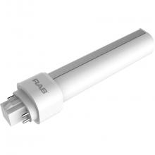 RAB Lighting PLC-9-H-850-DIR - LED PLC GLASS TYPE A 9W HORI 5000K 1000LM G24Q