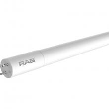 RAB Lighting T8-17-48G-835-DE-BYP - T8 LED GLASS 4FT TYPE B 17W 3500K 2100LM DOUBLE ENDED