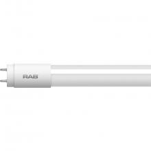 RAB Lighting T8-7.5-24G-840-HYB - T8 LED GLASS 2FT TYPE A PLUS B 7.5W 4000K 1150LM