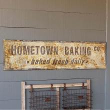 Park Hill EWA90097 - Aged Metal Hometown Baking Co. Sign