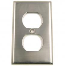 Rusticware 783SN - Satin Nickel Single Recep Switchplate