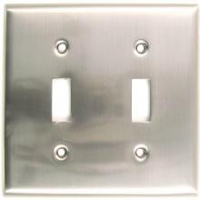 Rusticware 785SN - Satin Nickel Double Switch Switchplate
