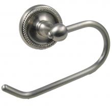 Rusticware 8107SN - Riverside Traditional English Rope Euro Tissue Holder in Satin Nickel