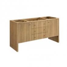 James Martin Vanities 435-V60S-LNO - Hudson 60'' Single Vanity Cabinet, Light Natural Oak