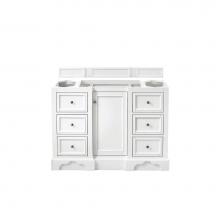 James Martin Vanities 825-V48-BW - De Soto 48'' Single Vanity Cabinet, Bright White