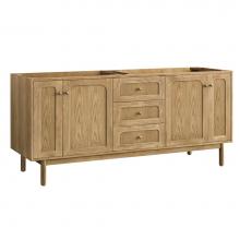 James Martin Vanities 545-V72-LNO - Laurent 72'' Double Vanity Cabinet, Light Natural Oak