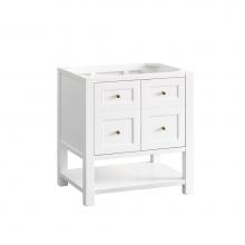 James Martin Vanities 330-V30-BW - Breckenridge 30'' Single Vanity Cabinet, Bright White