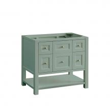 James Martin Vanities 330-V36-SC - Breckenridge 36'' Single Vanity Cabinet, Smokey Celadon