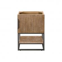 James Martin Vanities 883-V24-LO-MB - Columbia 24'' Single Vanity Cabinet, Latte Oak, Matte Black