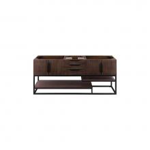 James Martin Vanities 388-V72D-CFO-MB - Columbia 72'' Vanity, Coffee Oak, Matte Black