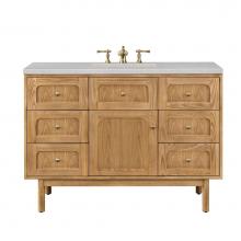 James Martin Vanities 545-V48-LNO-3ESR - Laurent 48'' Single Vanity, Light Natural Oak w/ 3 CM Eternal Serena Top