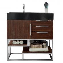 James Martin Vanities 388-V36-CFO-BN - Columbia 36'' Single Vanity, Coffee Oak